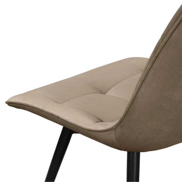 Стул B105-m (B105-m LATTE VL10, BK)